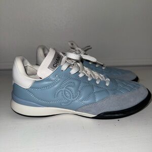 CC Light Blue Low Top Sneakers